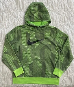 Nike Boy's Therma Fit Swoosh Pullover Hoodie, Large, Neon Green - Picture 1 of 3