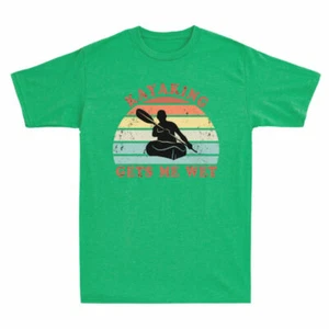 Kayak Vintage SLeeve Kayak Short Me T-Shirt Obtiens Rétro Humide Funny Cadeau - Photo 1/3