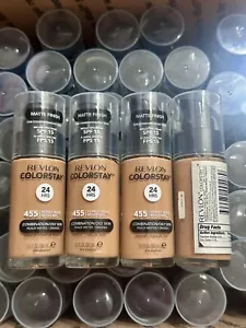 Lot 5 Revlon ColorStay 24 Hr Makeup Foundation Combi/Oily Skin, Honey Beige - Picture 1 of 2