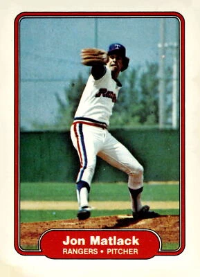 1982 Fleer #323 Jon Matlack - Image 1 of 2