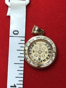 NEU 14k Gelbgold religiöser Erstkommunion Anhänger, Charm, 1,6 gr.  - Bild 1 von 4