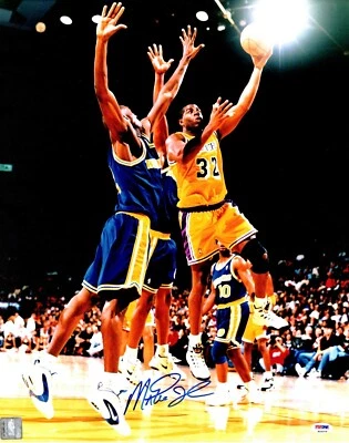 Magic Johnson Signed Autographed LA Lakers 16x20 inch Photo * HOF * PSA/DNA COA - Image 1 of 2