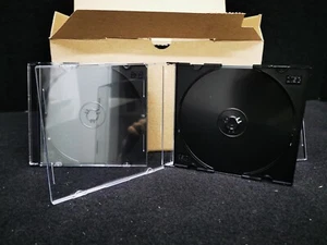 50 Slim Cases / Hüllen Leer Hüllen für CD, DVD, Blu-Ray #V-1243 - Picture 1 of 4