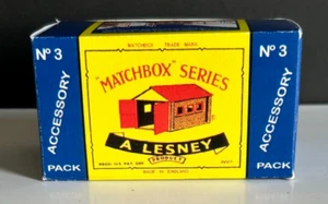 Matchbox Lesley No 3 Metal Lock-Up Garage Empty Repro style B Box - Picture 1 of 1