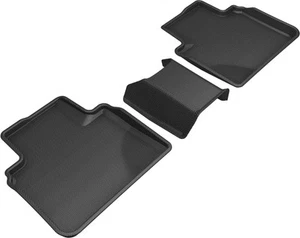 3D MAXpider For 2018-2020 Honda Accord Kagu 2nd Row Floormats - Black - Picture 1 of 7