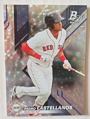 2019 Bowman Platinum - Wal-Mart Top Prospects Pedro Castellanos #TOP-87 Icy Foil - Image 1 of 4