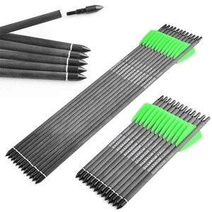 Armbrustbolzen 7,5" 15" Carbonpfeile Bolzen Klinge Minipfeile Bogenschießen Jagd - Picture 1 of 19