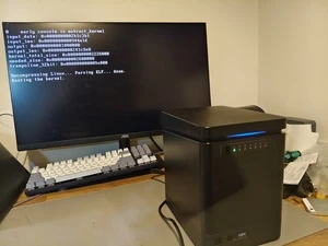 QNAP TS-453B mini 4 Bay HDMI 4K Intel J3455 8GB Remote NAS Storage System - Picture 1 of 7