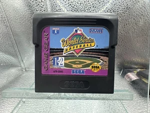 Cartucho de equipo de juego Sega de béisbol serie mundial - Imagen 1 de 6