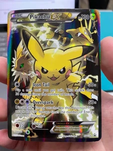 Pokemon - Pikachu EX - XY124 XY124/211 - XY Promos Holofoil DMG - Picture 1 of 2
