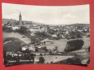 Cartolina - Priocca ( Cuneo ) - Panorama da Ovest - 1963 - Imagen 1 de 2