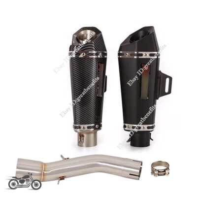 Tubo de escape silenciador tubo de conexión media 51 mm para Suzuki GSX250 250R 2016-2023 Foto 1 de 4