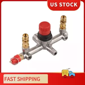 Air Compressor Pressure Valve Switch-Control Manifold Regulator Gauges Tool KIT - Picture 1 of 9