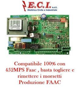 COMP. FAAC 452 MPS Genius Brain 592 Ja592 230V Centrale Scheda Comando Cancello - Photo 1 sur 1