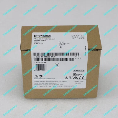 NEW SIEMENS  In Box 6ES7 231-5ND32-0XB0 6ES7231-5ND32-0XB0 ship DHL - Image 1 of 4