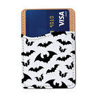 Patterned Wallet Card Adhesive Stick On Holder Pouch for Universal Cell Phones