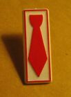 Épingle à revers cravate rouge - cravate cravate cravate costume preppy accessoire insigne