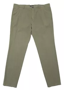 Pantalones chinos Theory para hombre 38 x 33 Zaine Patton frente plano sarga verde - Imagen 1 de 8