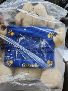 Nuevo Cottonelle Amarillo Laboratorio Cachorro Perro Sosteniendo Marco de Fotos Peluche Peluche 8" - Imagen 1 de 4