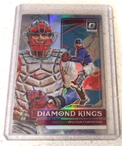 2022 Donruss optic Baseball Wilson Contreras Diamond king's silver Prizm #24 - Picture 1 of 2