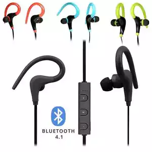 Auriculares con gancho deportivo inalámbricos Bluetooth para correr iPhone Samsung - Imagen 1 de 6