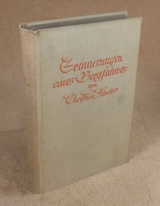 CHRISTIAN KLUCKER - ERINNERUNGEN EINES BERGFÜHRERS  Im Eugen Rentsch Verlag 1931 - Picture 1 of 8