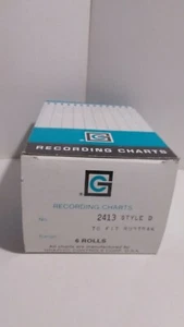 6 ROLLS GRAPHIC CONTROLS CORPORATION Chart No. 2413 STYLE D TO FIT RUSTRAK  NOS - Picture 1 of 5