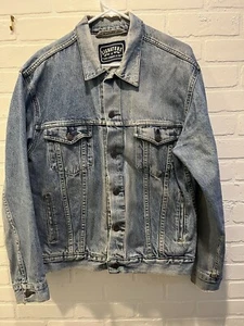 Vintage Levi Strauss Signature Standard Small Trucker Jeans Jeansjacke Herren blau - Bild 1 von 13