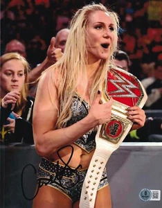 CHARLOTTE FLAIR signed (WWE) Wrestling DIVA Champ 8X10 photo BECKETT BAS BQ83990 - Picture 1 of 1