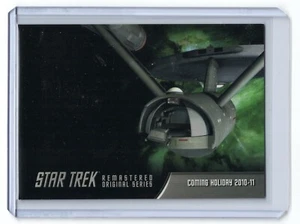 PROMO CARD P3 RITTENHOUSE ARCHIVES 2011 STAR TREK THE REMASTERED ORIGINAL SERIES - Picture 1 of 2