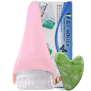Ice Roller for Face & Gua Sha, Ice Face Roller Massager Cryotherapy Reduces Puff - Picture 1 of 9