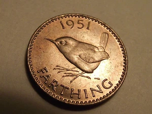 #3608 Great Britain; 1 Farthing 1951 UNC - Picture 1 of 2