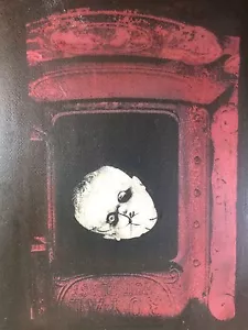 Furnace Baby Carmen Federowich Weird Art Creepy Painting Art Weird Strange Odd - Picture 1 of 4
