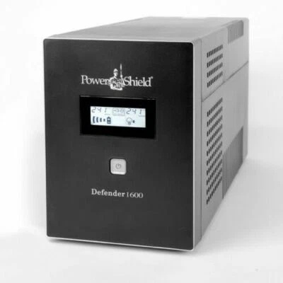 PowerShield Defender 1600VA / 960W Line Interactive UPS AVR 6 Australian Outlets - Image 1 of 3