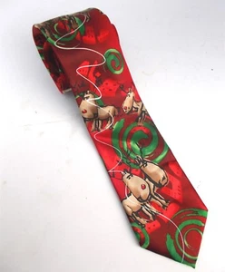 Holiday Christmas Jerry Garcia Neck Tie Reindeer Dracula Claus Collection 60 - Picture 1 of 3