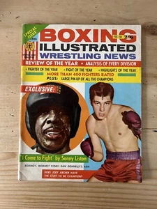 Boxing Illustrated Wrestling News Magazine February 1964 Sonny Liston Archer - Picture 1 of 2