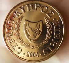 2004 CYPRUS CENT - AU - From Original Mint Roll - Free Shipping - BIN #FFF