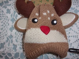 REINDEER HAT Cap Dog Christmas S/M - Picture 1 of 2