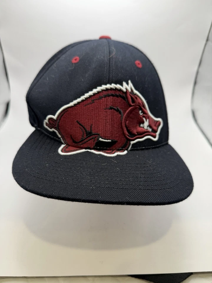 VINTAGE Arkansas Razorbacks Zephyr Snapback Hat NCAA Cap - Image 1 of 4