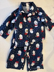 Old Navy Size 3-6 Month Santa Christmas Pajamas - Picture 1 of 2