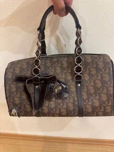 Bolso Christian Dior Romántico Flor Trotter Color Marrón 28cm×14cm×13cm Moda - Imagen 1 de 14