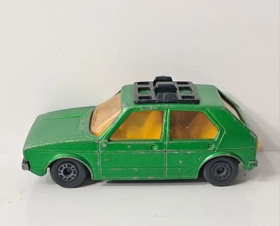 Coche de juguete VW Golf Matchbox Superfast #7 1976 vintage modelo fundido a presión Lesney Inglaterra Foto 1 de 4