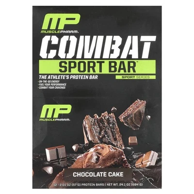 Combat Sport Bar™, pastel de chocolate, 12 barras, 2,01 oz (57 g) cada una Foto 1 de 4