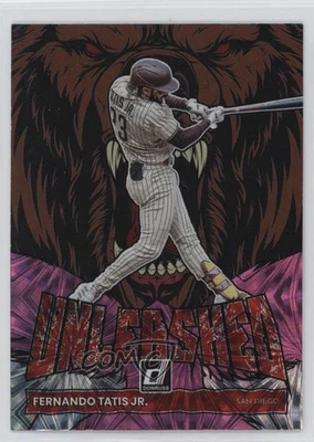 2022 Panini Donruss Unleashed Pink Fireworks Fernando Tatis Jr #UL-1 - Image 1 of 2