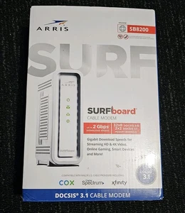 ARRIS SURFboard SB8200 DOCSIS 3.1 10 Gbps Cable Modem - Afbeelding 1 van 3