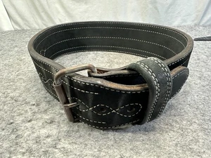 Echtleder Power Schwerlast Gewichtheben Bodybuilding Gürtel 36-44" Unisex - Bild 1 von 5
