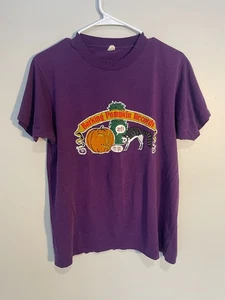 Vintage Barking Pumpkin Records T Shirt Frank Zappa Record 1980s 80s Size L - Picture 1 of 9