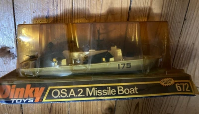 Dinky 672 O.S.A.2. Missile Boat w Missiles & Original Box - Image 1 of 4