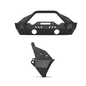 VEVOR Front Bumper Compatible with 2018-2024 Jeep Wrangler JL JLU & Gladiator JT - Picture 1 of 2