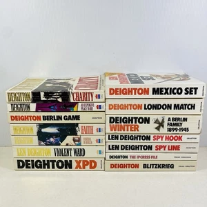 14 Lot Len Deighton-Charity, Faith, XPD, Mexico Set, London Match, Spy Hook,+8 - Picture 1 of 16